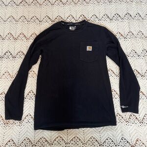 Carhartt Men’s Force Relaxed Fit Mid Weight Long Sleeve Pocket T-Shirt Size S